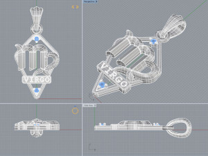 jpendant12 virgo 3D 打印模型
