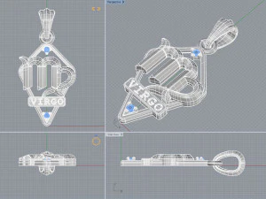 jpendant12 virgo 3D Print Model