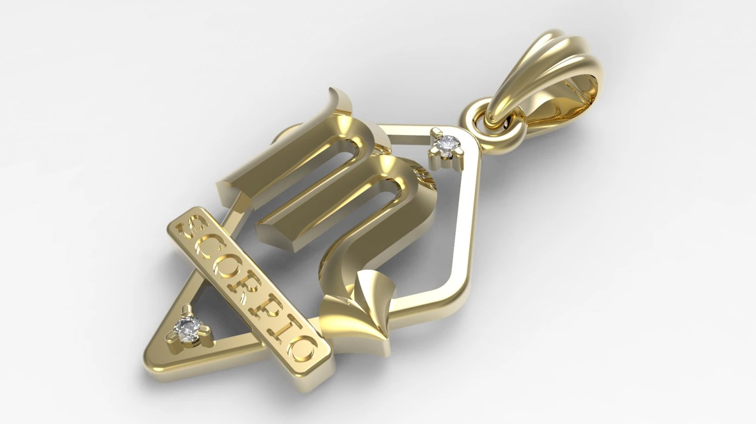 jpendant13 scorpio 3D Print Model .c4d .max .obj .3ds .fbx .stl .blend