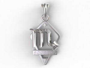 jpendant13 scorpio Modelo de Impressão 3D
