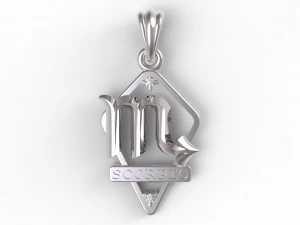 jpendant13 scorpio 3D Print Model