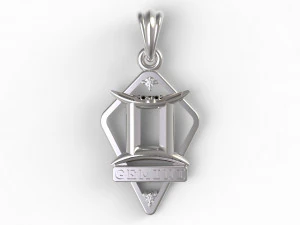 jpendant14 gemini 3D Print Model