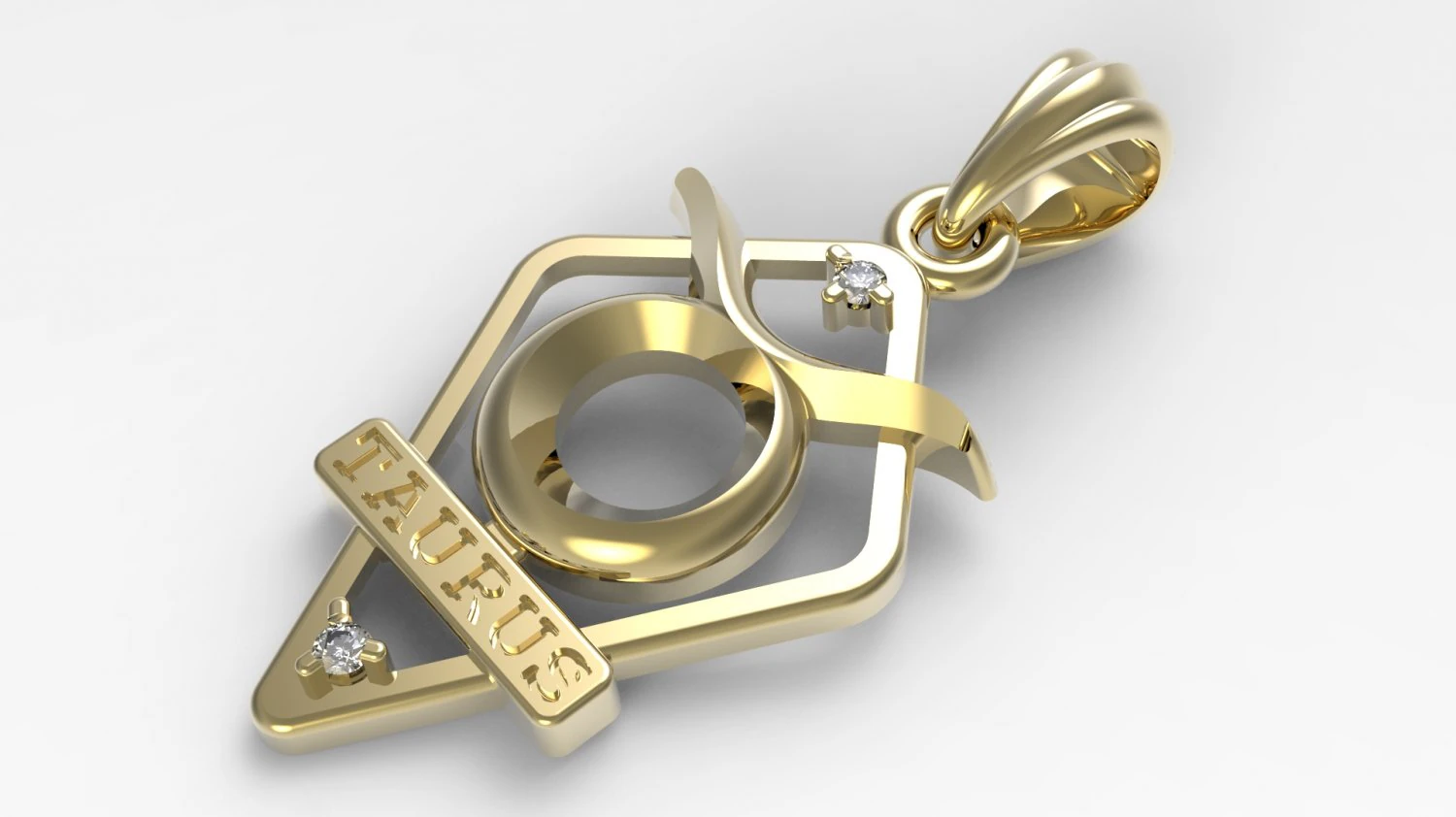 jpendant15 taurus 3D Print Model .c4d .max .obj .3ds .fbx .stl .blend 