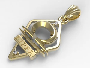 jpendant16 весы 3D Принт Модель