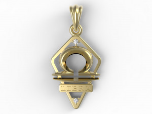 jpendant16 libra 3D 打印模型
