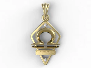jpendant16 libra 3D Print Model