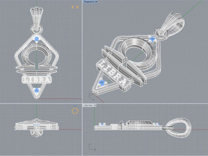 jpendant16 libra 3D 打印模型