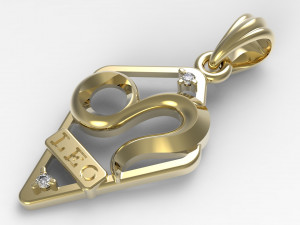 jpendant17 leo 3D-Druckmodell