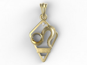 jpendant17 leo 3D Принт Модель