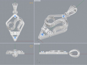 jpendant17 leo 3D Принт Модель