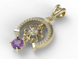 jpendant19 beruntung Model Cetak 3D