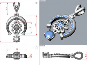 jpendant19 lucky 3D Print Model