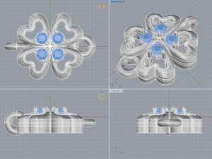 jbracelet20 lucky 3D 프린트 모델