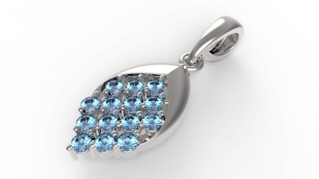 jpendant22 corn 3D-printmodel .c4d .max .obj .3ds .fbx .stl .blend 