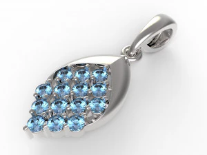 jpendant22 玉米 3D 打印模型