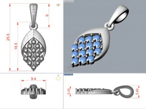 jpendant22 corn 3D Print Model