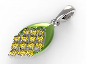 jpendant22 corn 3D Print Model
