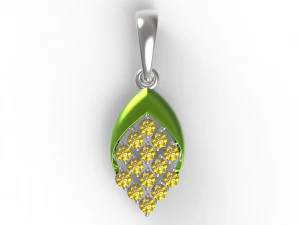 jpendant22 corn 3D Print Model