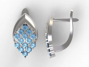 серьги22 кукуруза 3D Принт Модель