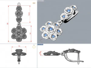 jearrings23 flowers 3D Print Model