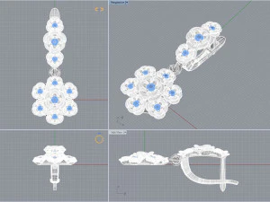 jearrings23 flowers 3D Print Model