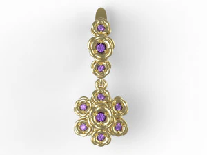 jearrings23 flowers 3D Print Model