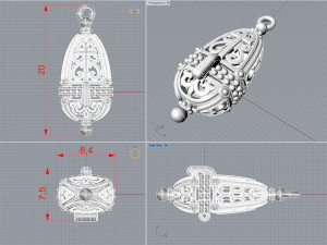 jpendant25 3D 打印模型