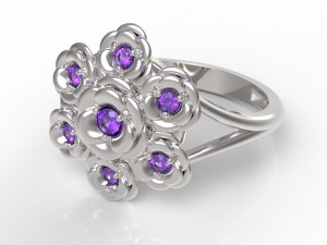 jring23 flowers 3D-Druckmodell