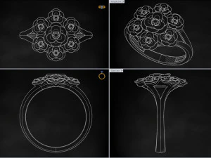 jring23 flowers 3D Print Model