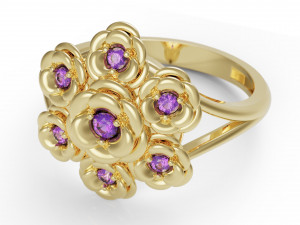 jring23 flowers 3D 打印模型