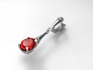 earring1 3D Print Model
