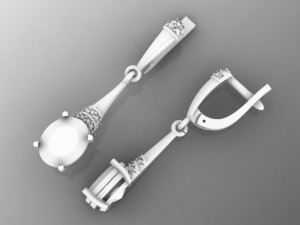 earring1 3D Print Model