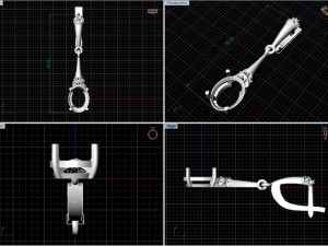 earring1 3D Print Model