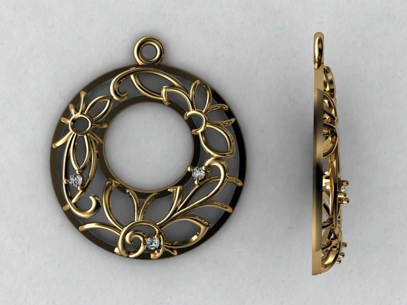 pendant4 3D Print Model .c4d .max .obj .3ds .fbx .stl .blend 