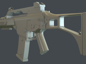 heckler koch g36c assault rifle Modelo 3D