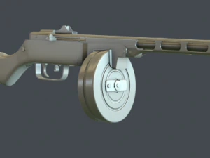 ppsh 41 3D Model