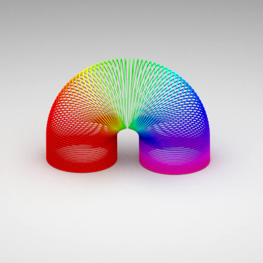 slinky 3D Model .c4d .max .obj .3ds .fbx .stl .blend 