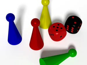 ludo pieces 3D Model
