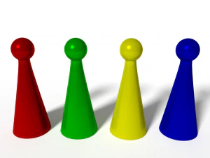 ludo pieces 3D Model