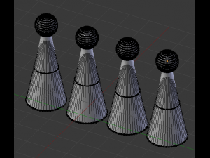 ludo pieces 3D 模型