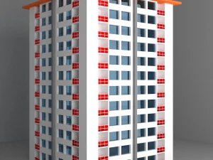 Wohngeb&auml;ude 1 3D Modell