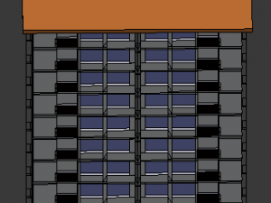 residential building 1 Modelo 3D