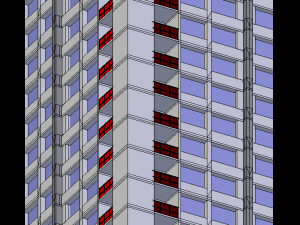 residential building 1 Modelo 3D