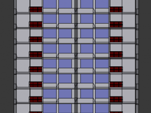 residential building 1 Modelo 3D