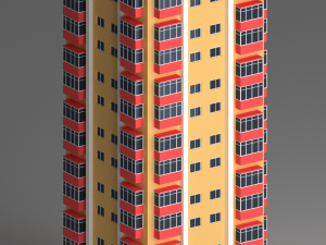 residential building 2 3D Model