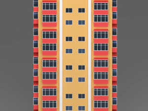 residential building 2 3D Model