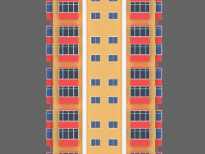 residential building 2 3D Model