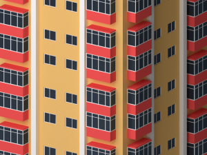 residential building 2 3D-Modell
