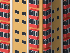 residential building 2 3D Model
