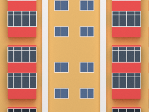 residential building 2 3D-Modell